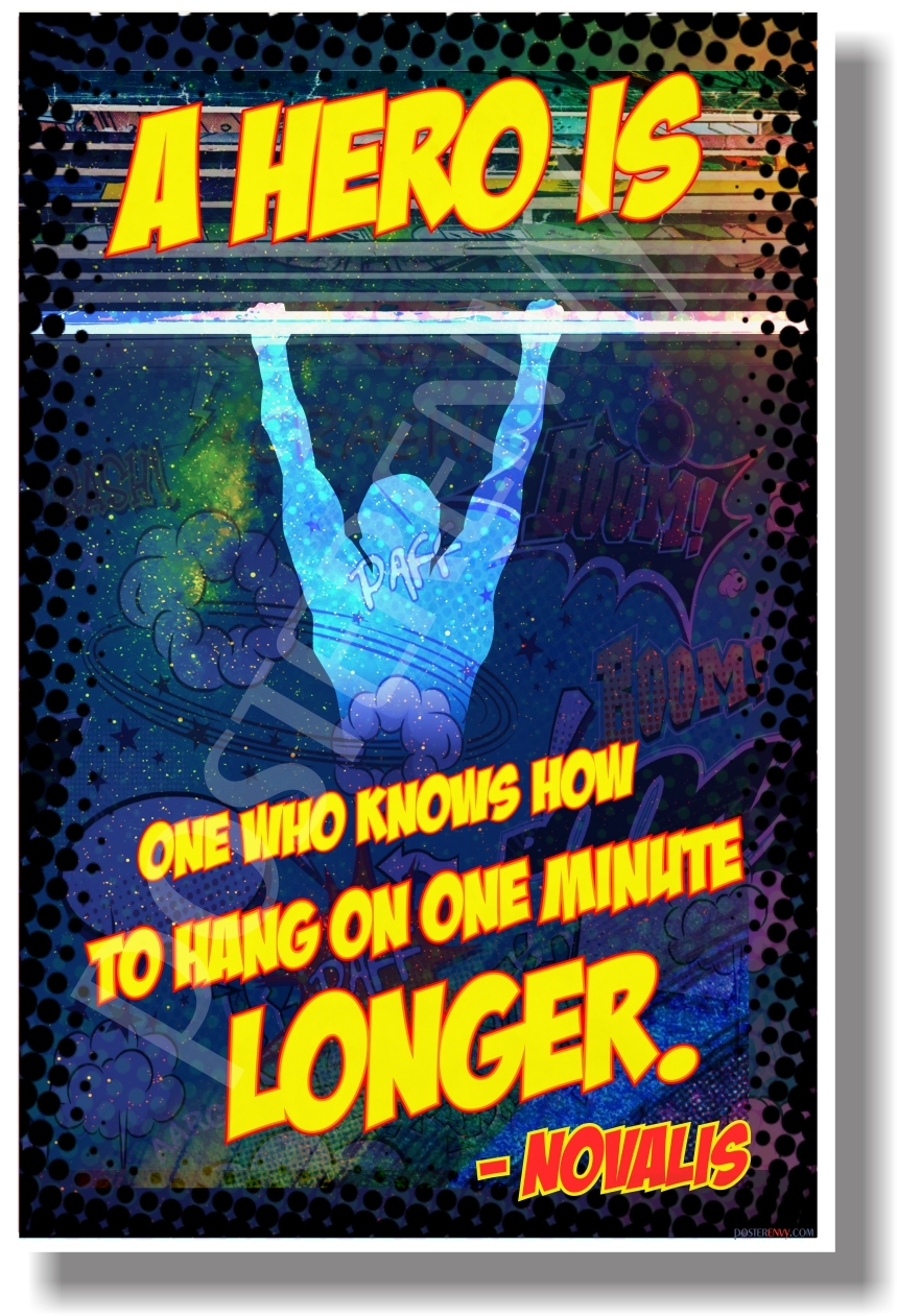 A Hero Is... - Novalis - NEW Motivational Poster