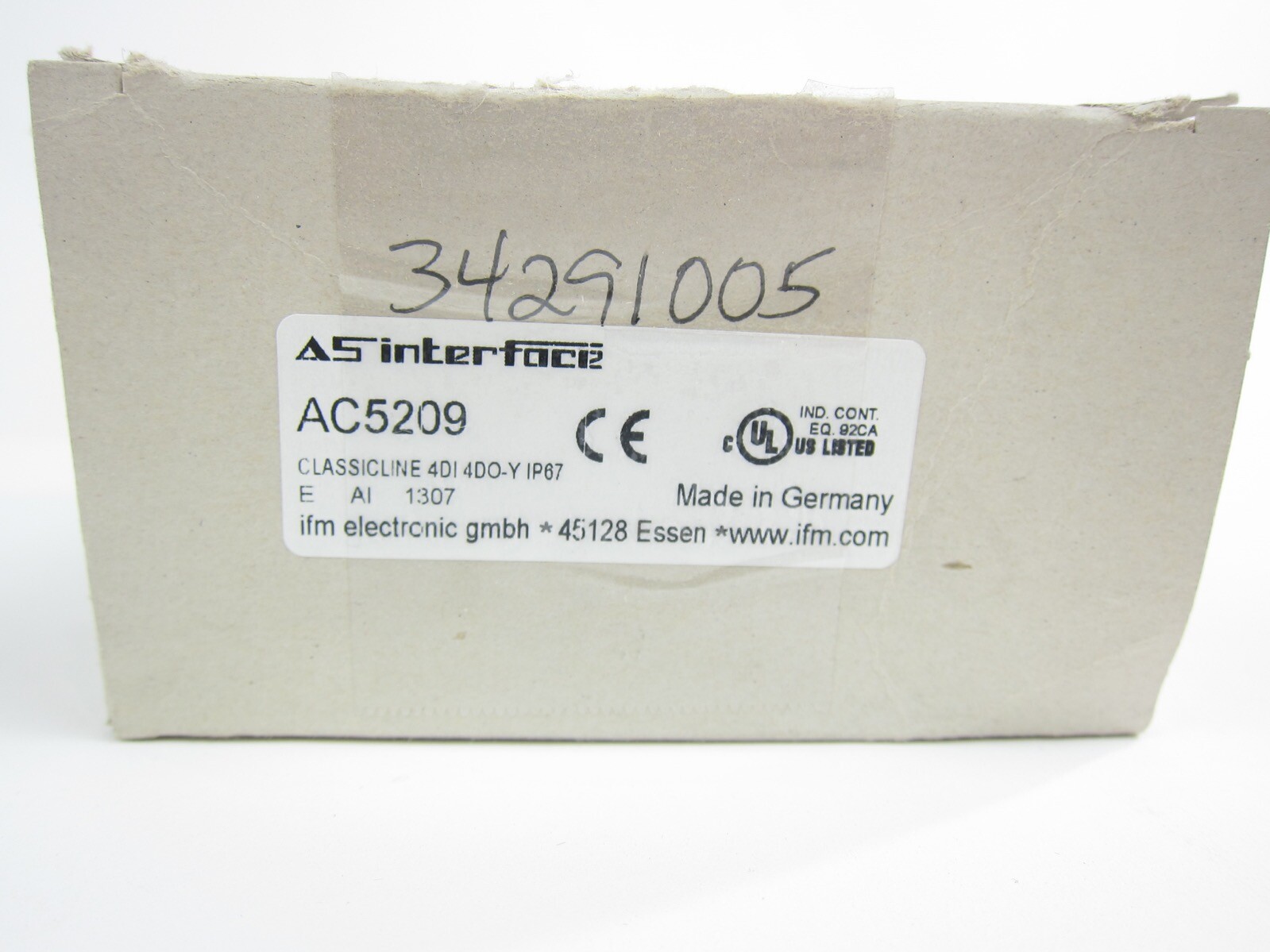 New IFM AC5209 AS Interface CLASSICLINE 4DI 4DO-Y IP67