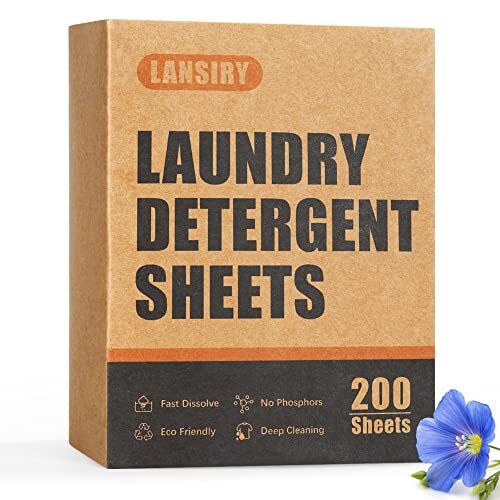 laundry detergent sheets  200 sheets fresh linen scent washing detergent