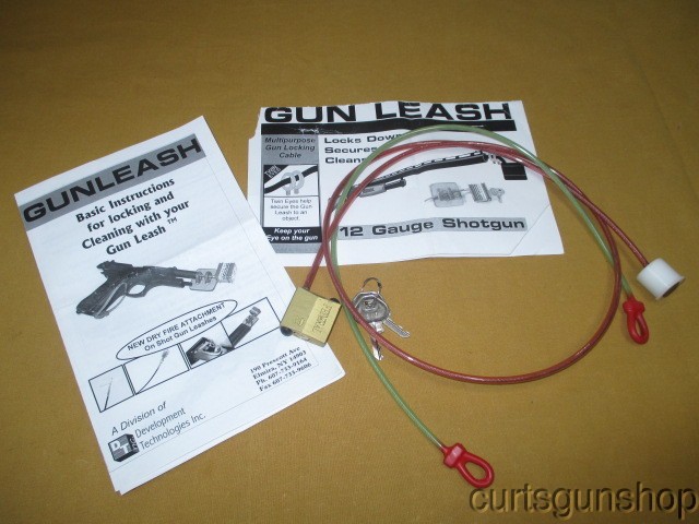 Gun Leash Secondary Rifle and Shotgun Locking Cable
