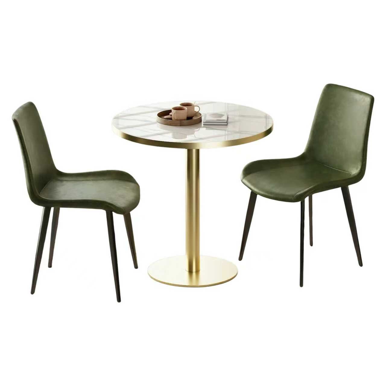 Dining Chairs 2PCS, Modern Kitchen & Dining Room Chairs, Upholstered Faux Leat