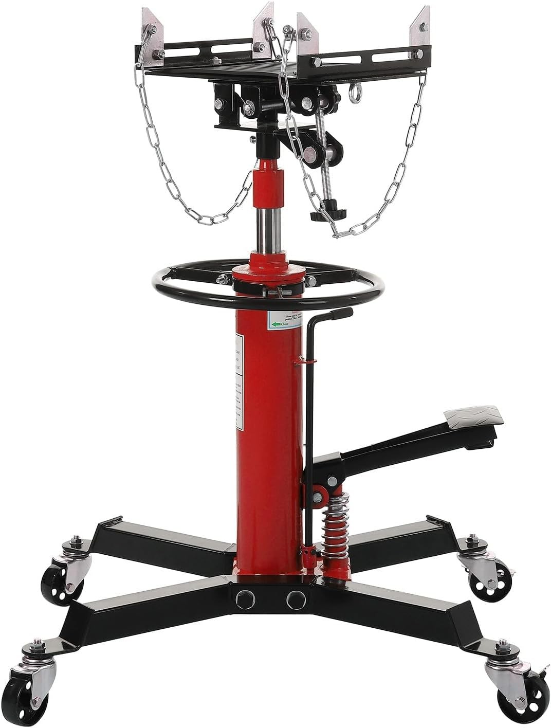 Hydraulic Transmission Jack 1322 LBS Adjustable Telescoping 33~72" Lift Jacks