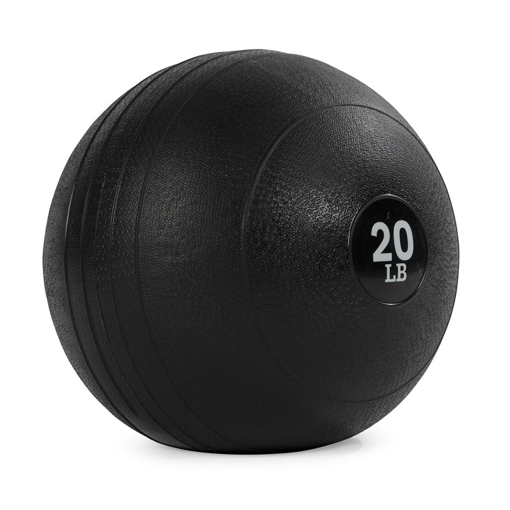 Titan Fitness 20 LB Rubber Slam Ball, Dead Weight Ball Absorbs Impact