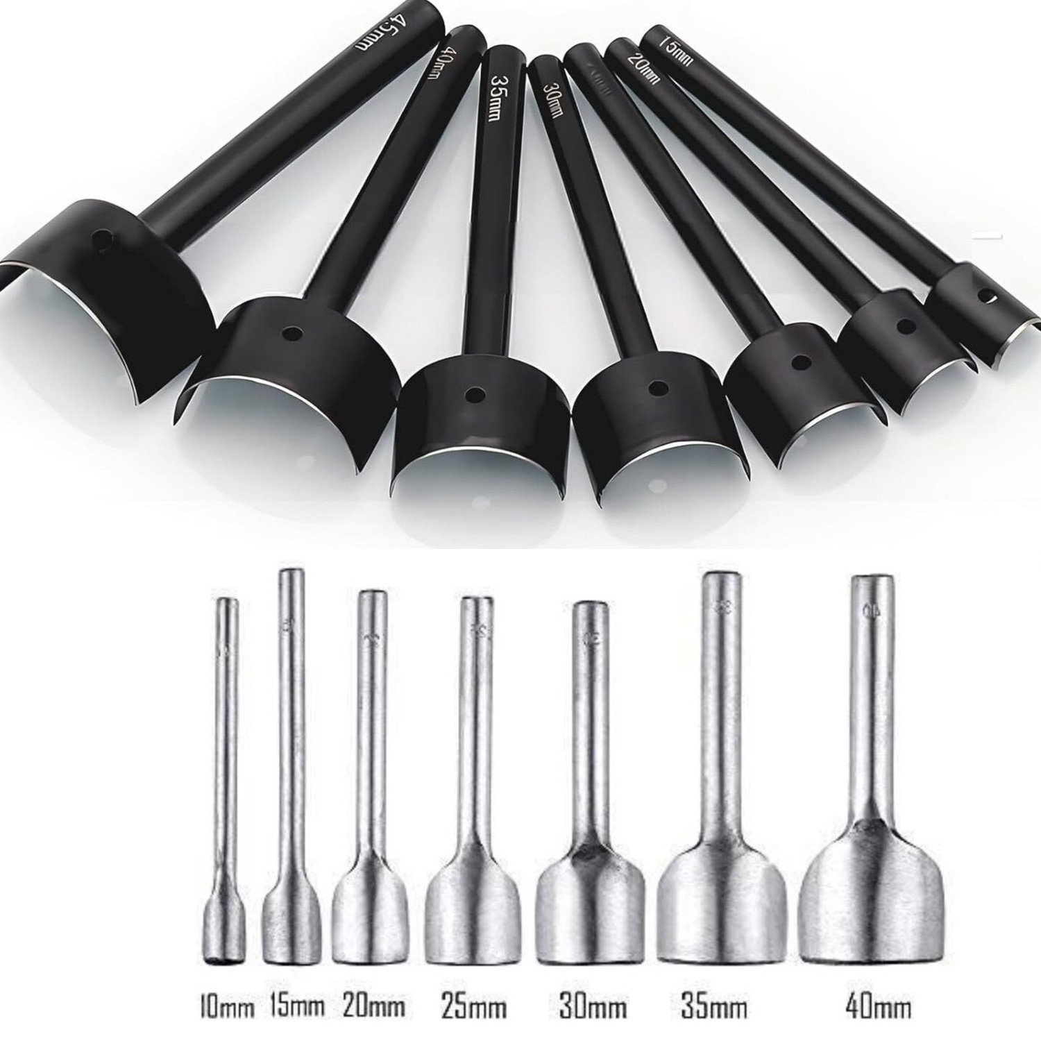 Quality Half Round Leather Punches, Strap End Punches Leather Tools Cutter Punch