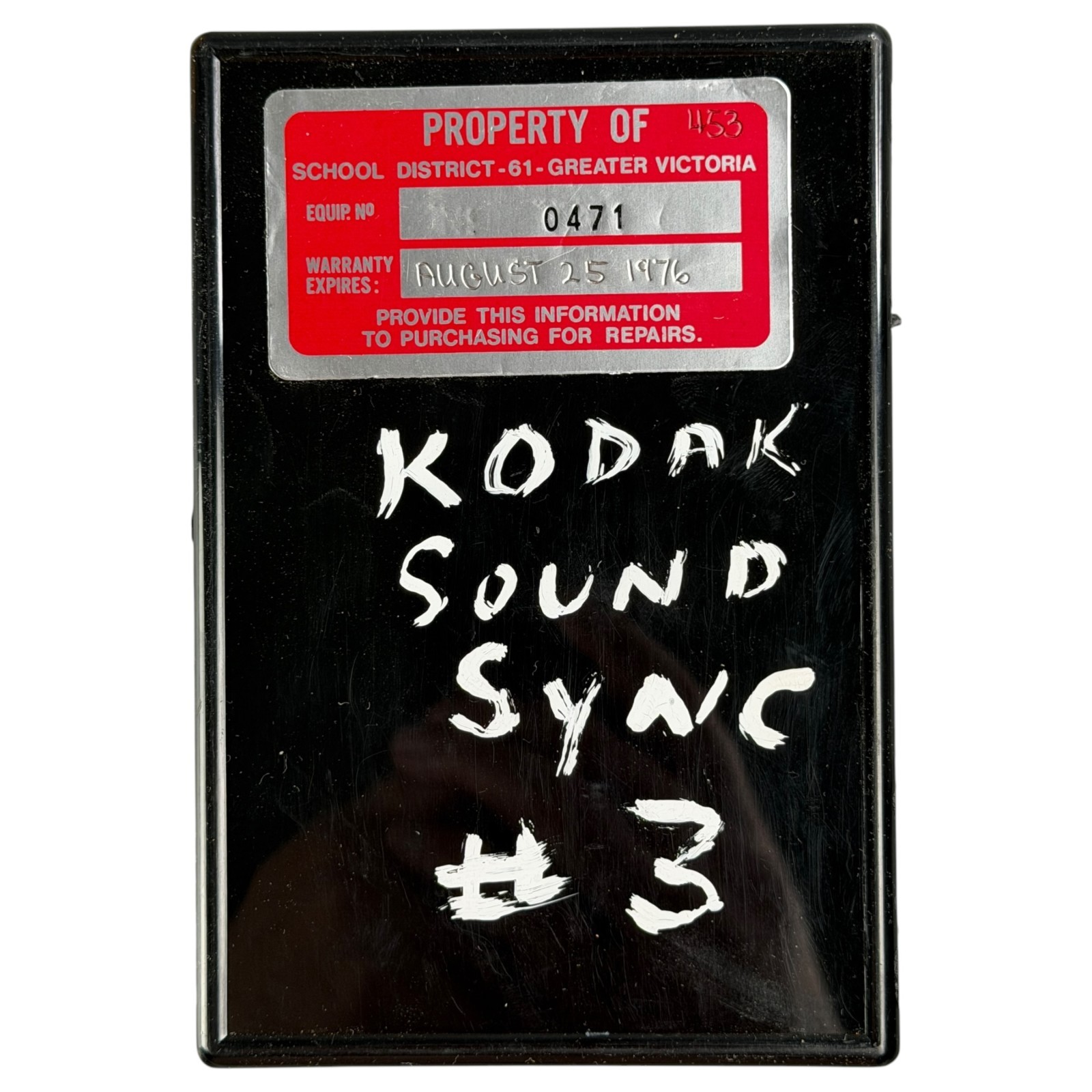 Kodak Carousel Sound Synchronizer Model 3 for Slide Projector w/ Manual Untested
