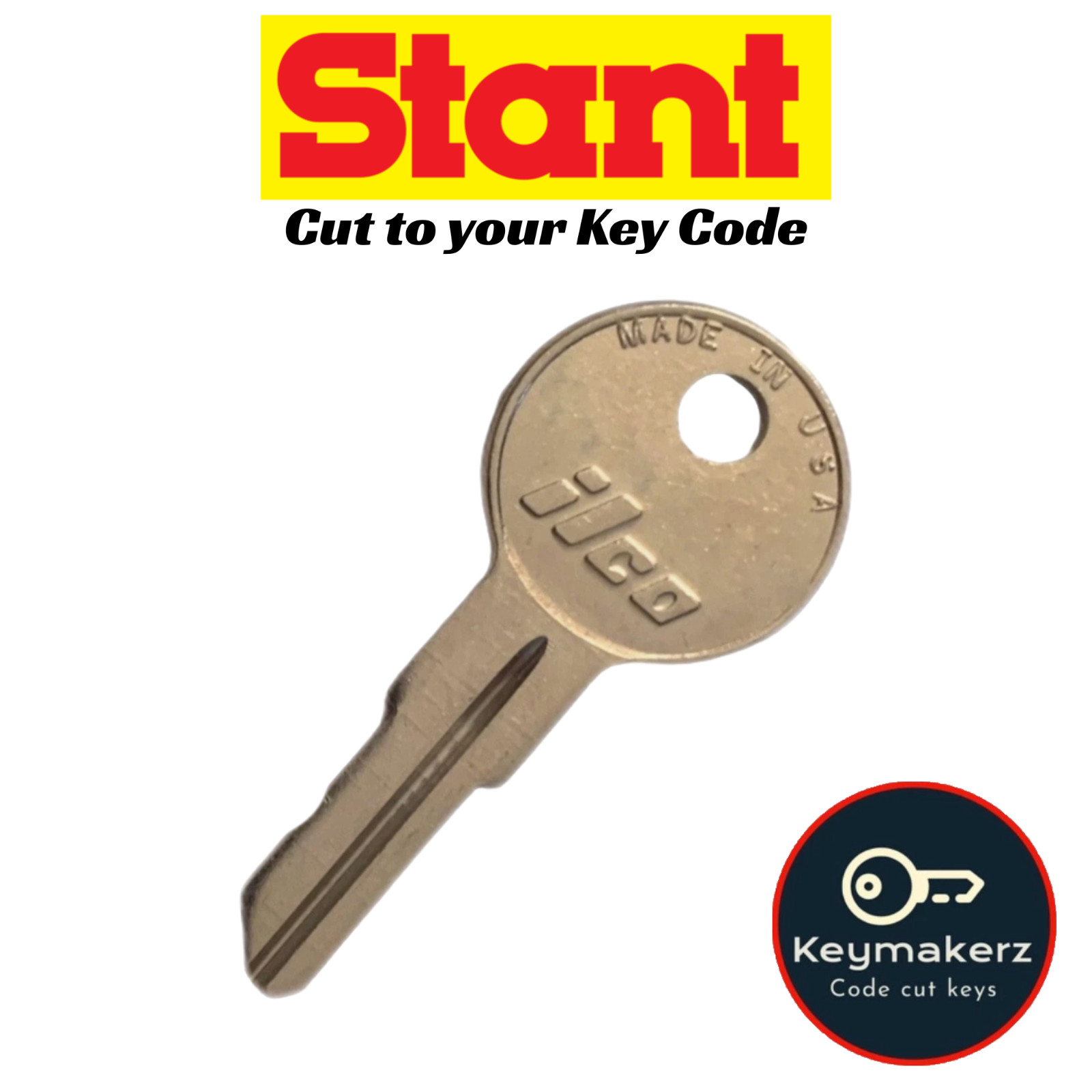 Stant Gas Cap Keys Replacement Spare key Cut to Code 01EL-50EL