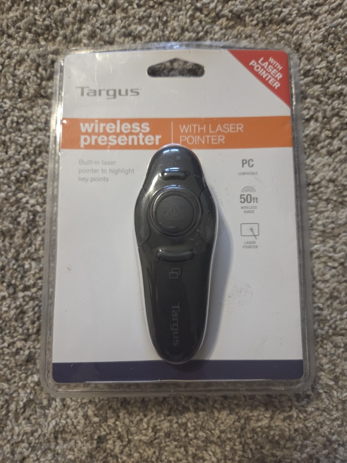 Targus Wireless USB Presenter with Laser Pointer - AMP16US