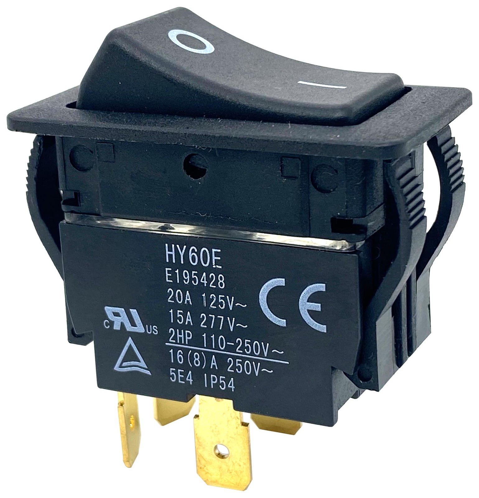 HY60E Rocker Switch 4-Pin 20A 125V (ON-Off) - Compatible with KEDU HY60E - fo...