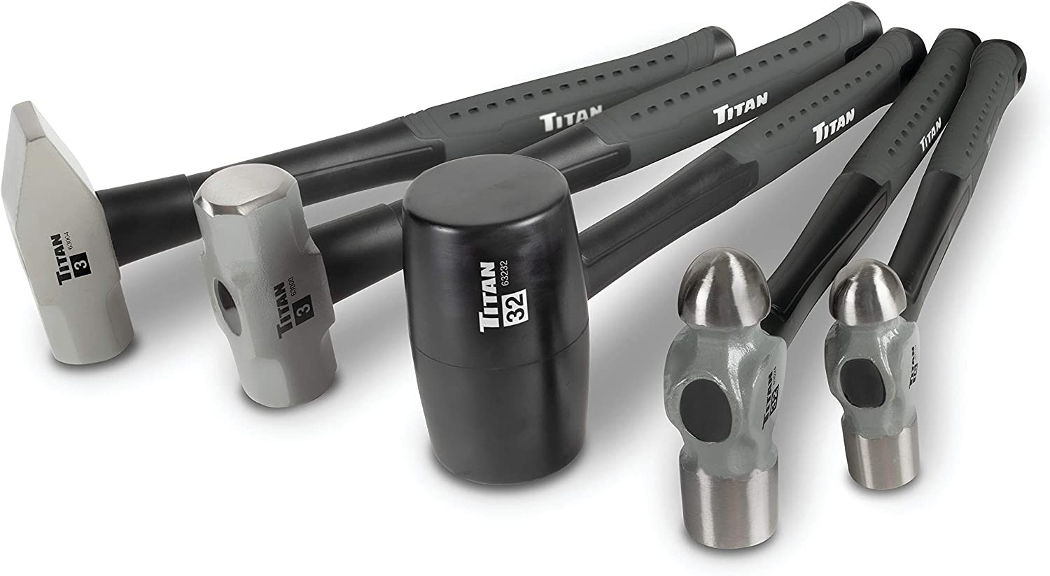 Hammer Set 5 Piece SilverAnd Black NEW