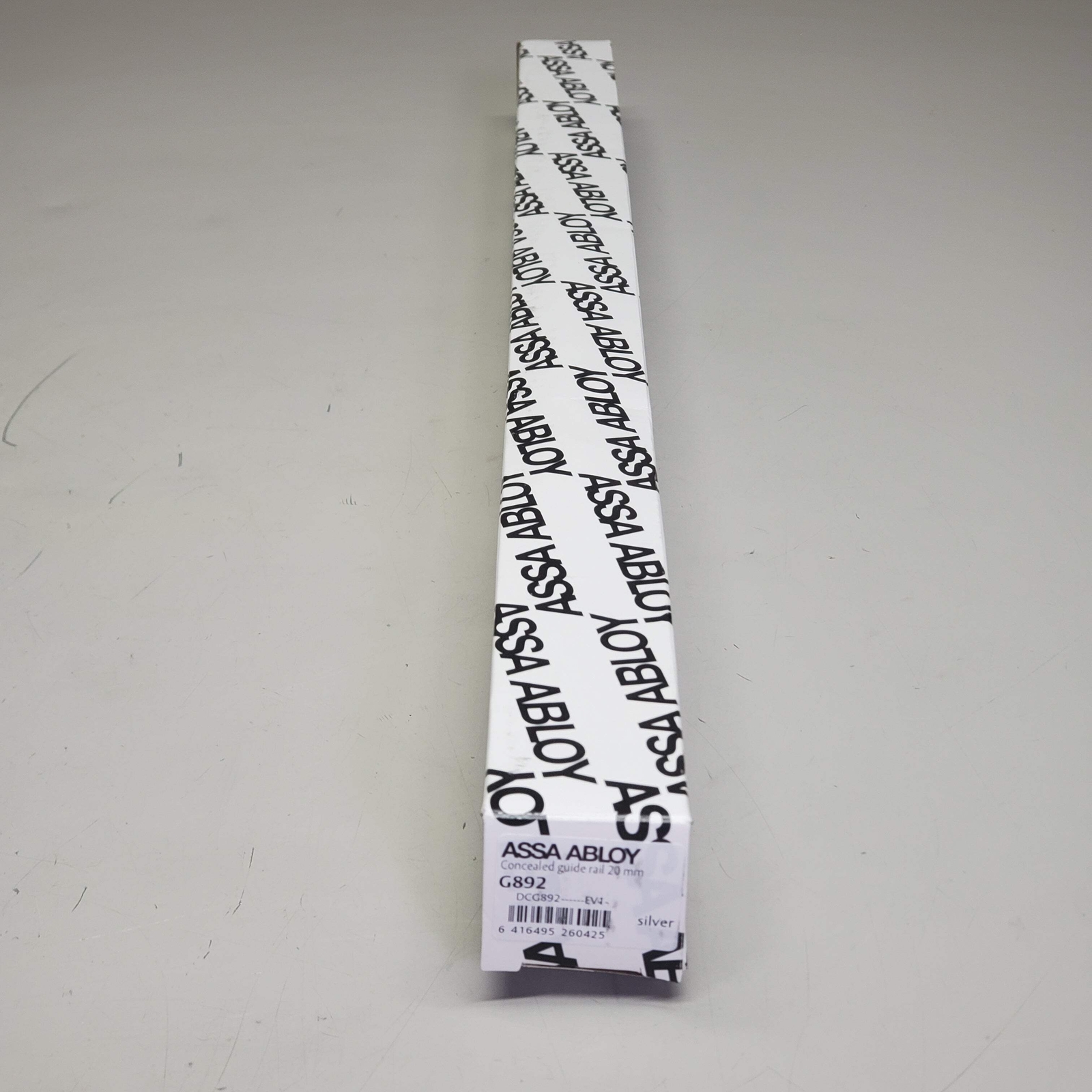 ASSA ABLOY Concealed Guide Rail 20 mm Silver G892