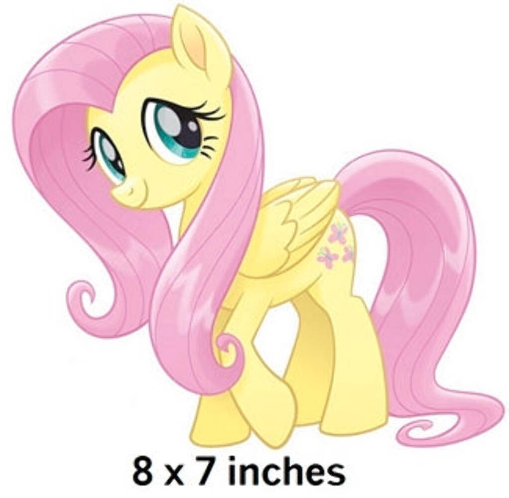 Fluttershy Wall Decal Peel Stick Art My Little Pony Decor MLP Wallpaper Sticker