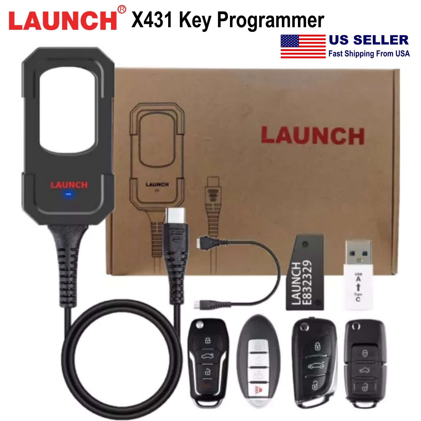 LAUNCH X431 Key Progarmmer Remote Maker For X431 IMMO Elte/IMMO Plus/PAD V/VII