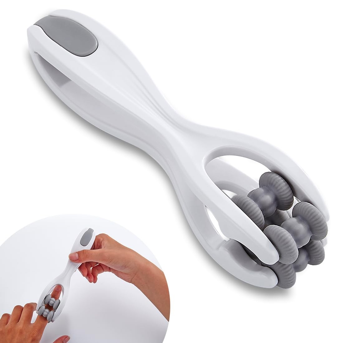 iunxkmi Finger Massage Tools for Hand Massage, white, White