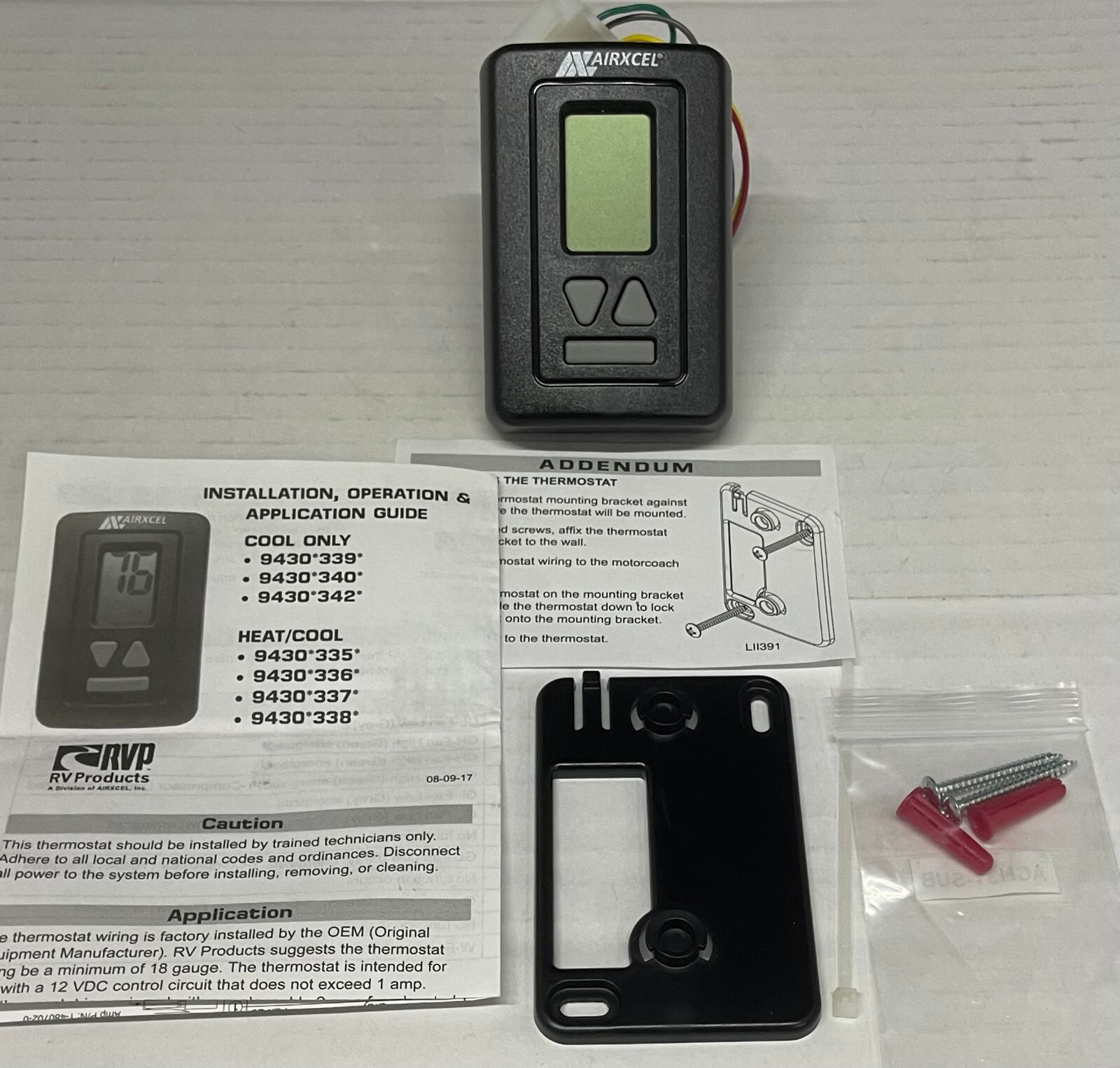 Coleman  9430A3402 Air Conditioner Thermostat COOL ONLY,   RV Trailer Camper