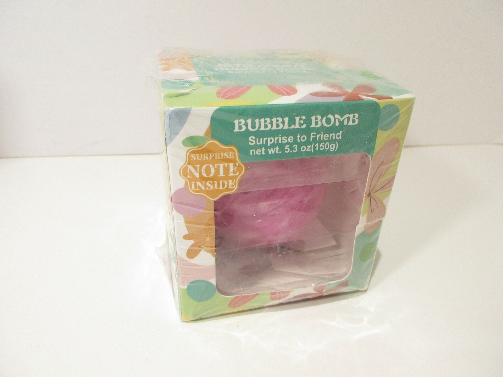 Pink Bubble Bath Bomb for Friends w/ Suprise Note Inside - *READ MORE*