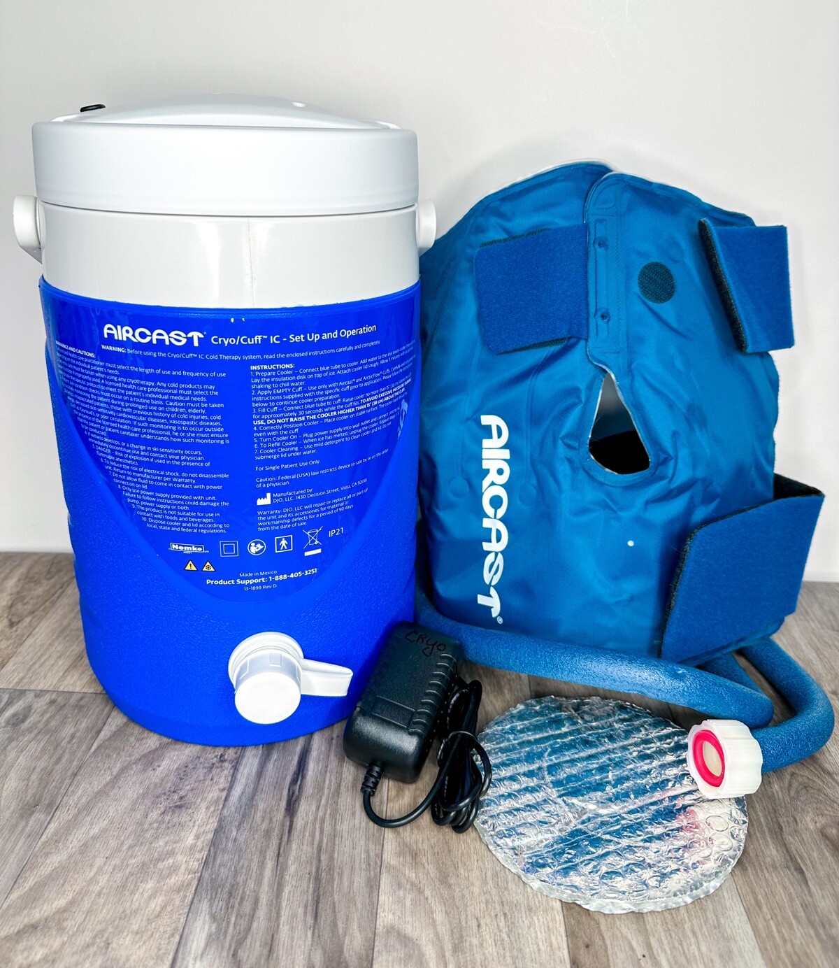 Cryo/Cuff Cryocuff Cooler Therapy Motorized IC Compression Knee Size Large