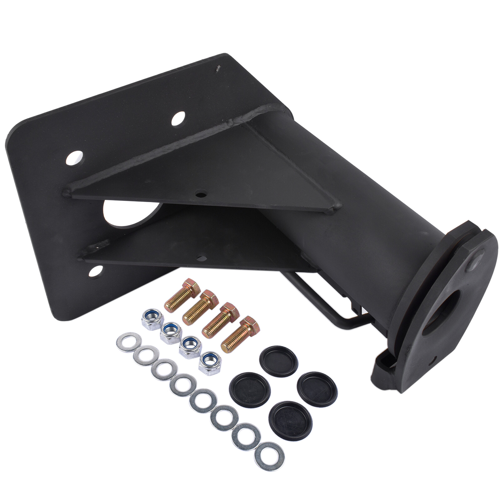 1200 Gooseneck Adapter Hitch 12" 5th Black for ‎Truck Trailer RV 2-5/16" Ball