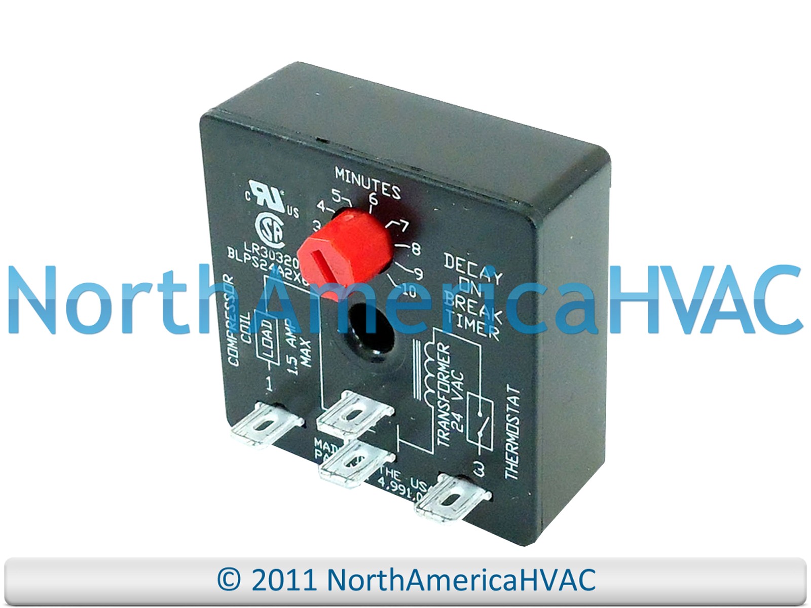 USA Watsco Delay On Break Timer Relay Replaces EAC-426-ADJ