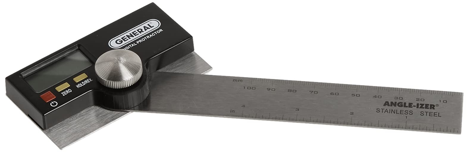 1702 6-Inch Stainless Steel Pivoting Arm Digital Protractor