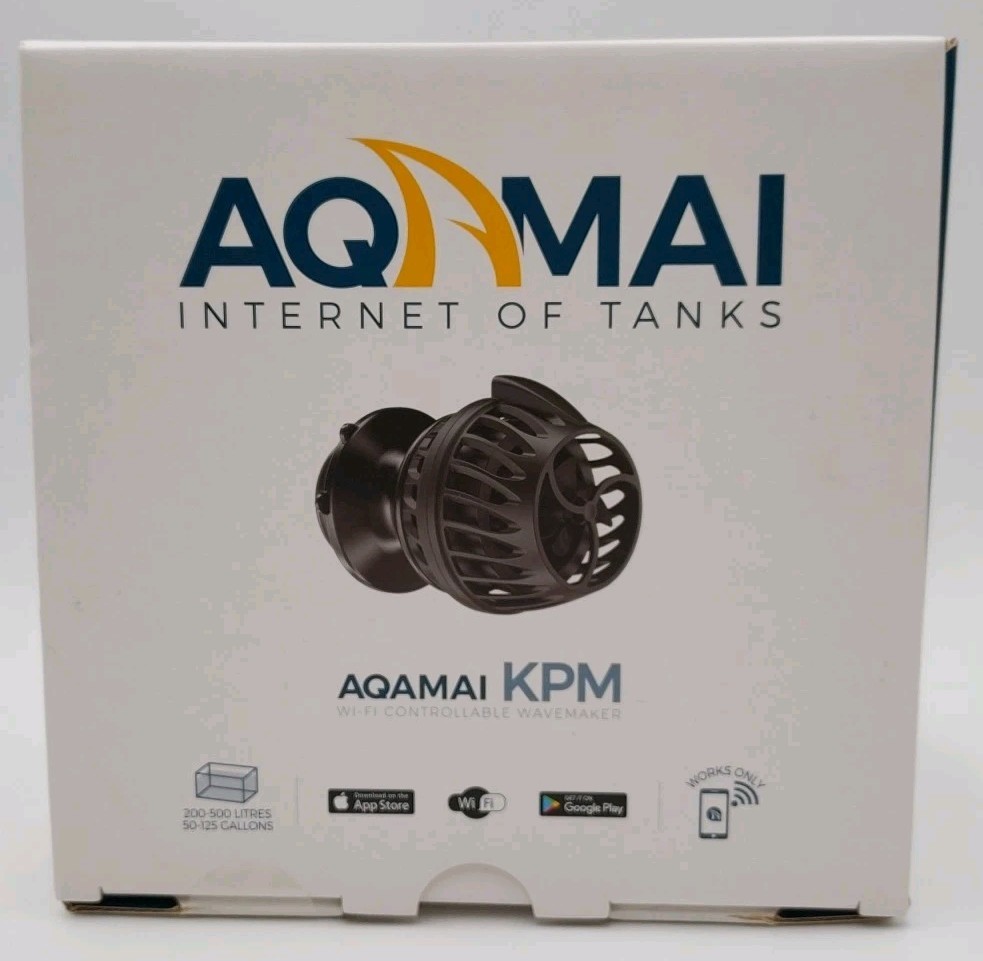 Aqamai KPM Wifi Controllable Wavemaker 50-125 Gal. Tanks 1150-2700GPM (I5-A3)
