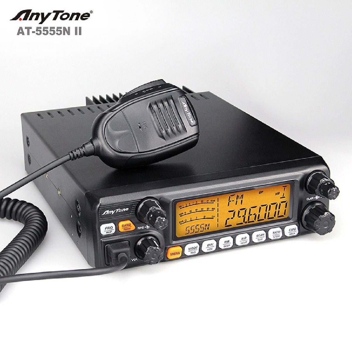 Anytone AT‑5555N II 10 Meter Radio AM FM SSB CW | RX Noise Reduction CTCSS/DCS 6