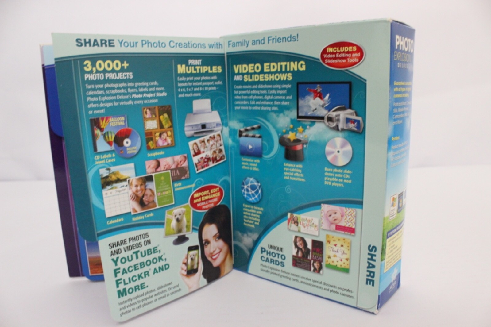 Photo Explosion Deluxe Version 5 for PC Windows - Open Box