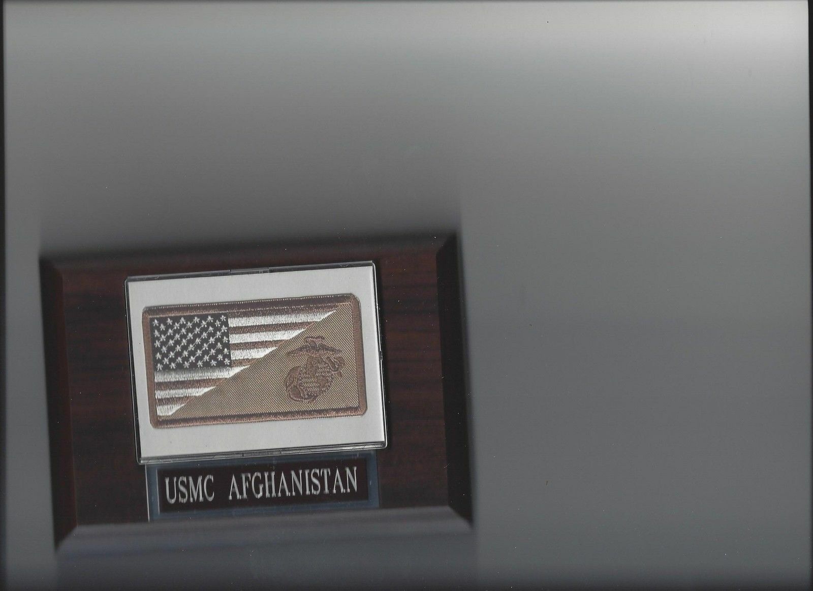 USMC AFGHANISTAN PHOTO PLAQUE MILITARY US USA UNITED STATES MARINE CORPS
