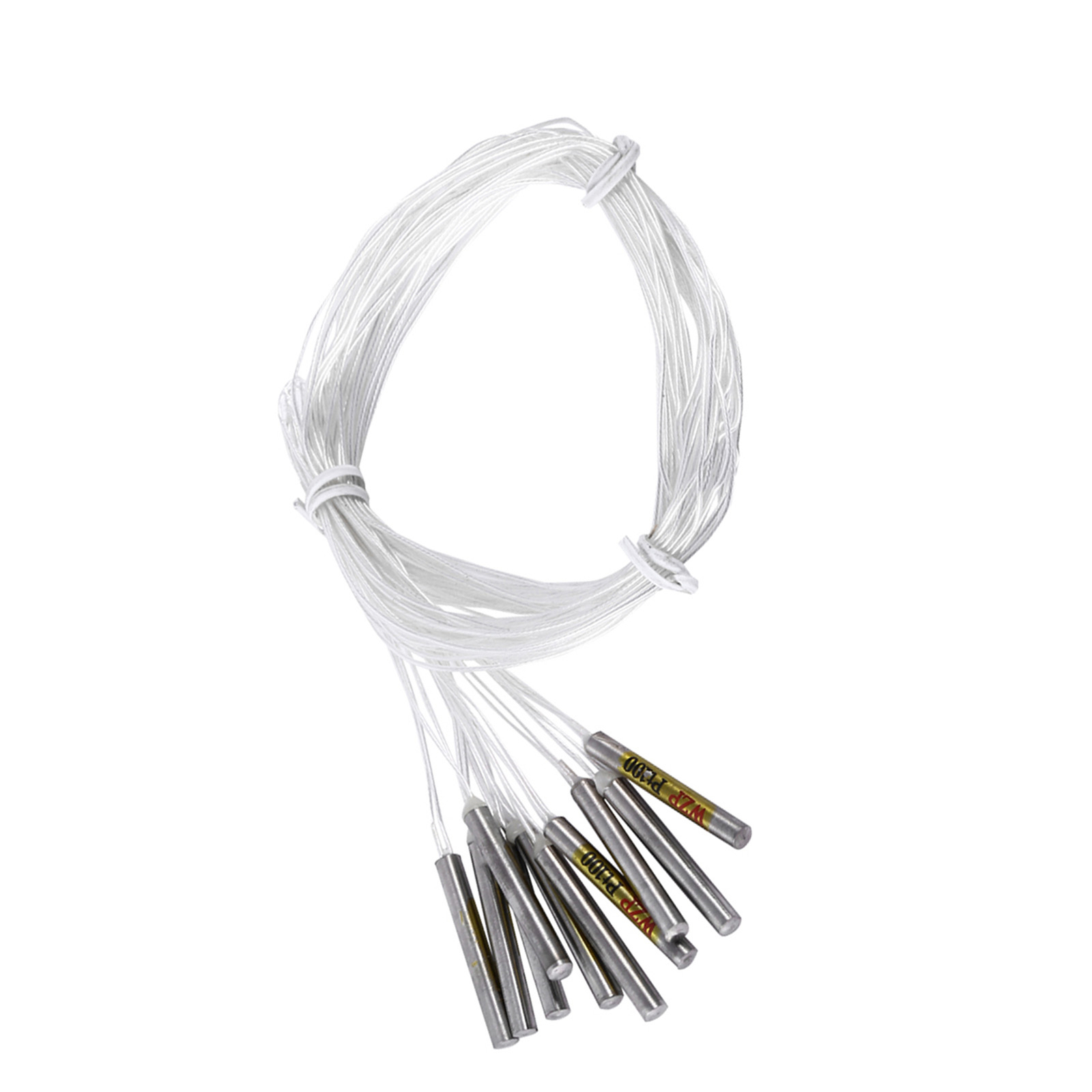10pcs PT100 Waterproof Sensor Probe For Temperature Controller 4x30mmx50cm Probe