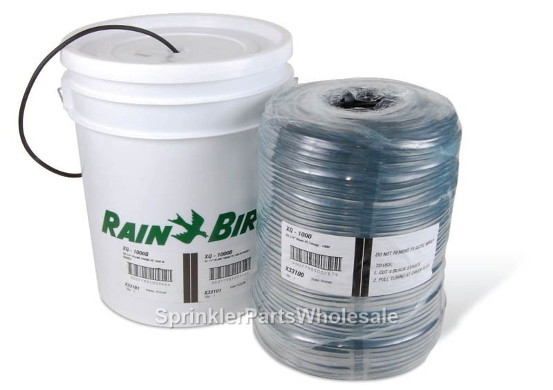 Rain Bird XQ-1000-B 1/4" XQ Drip Distribution Tubing 1000' Coil & Bucket XQ1000B