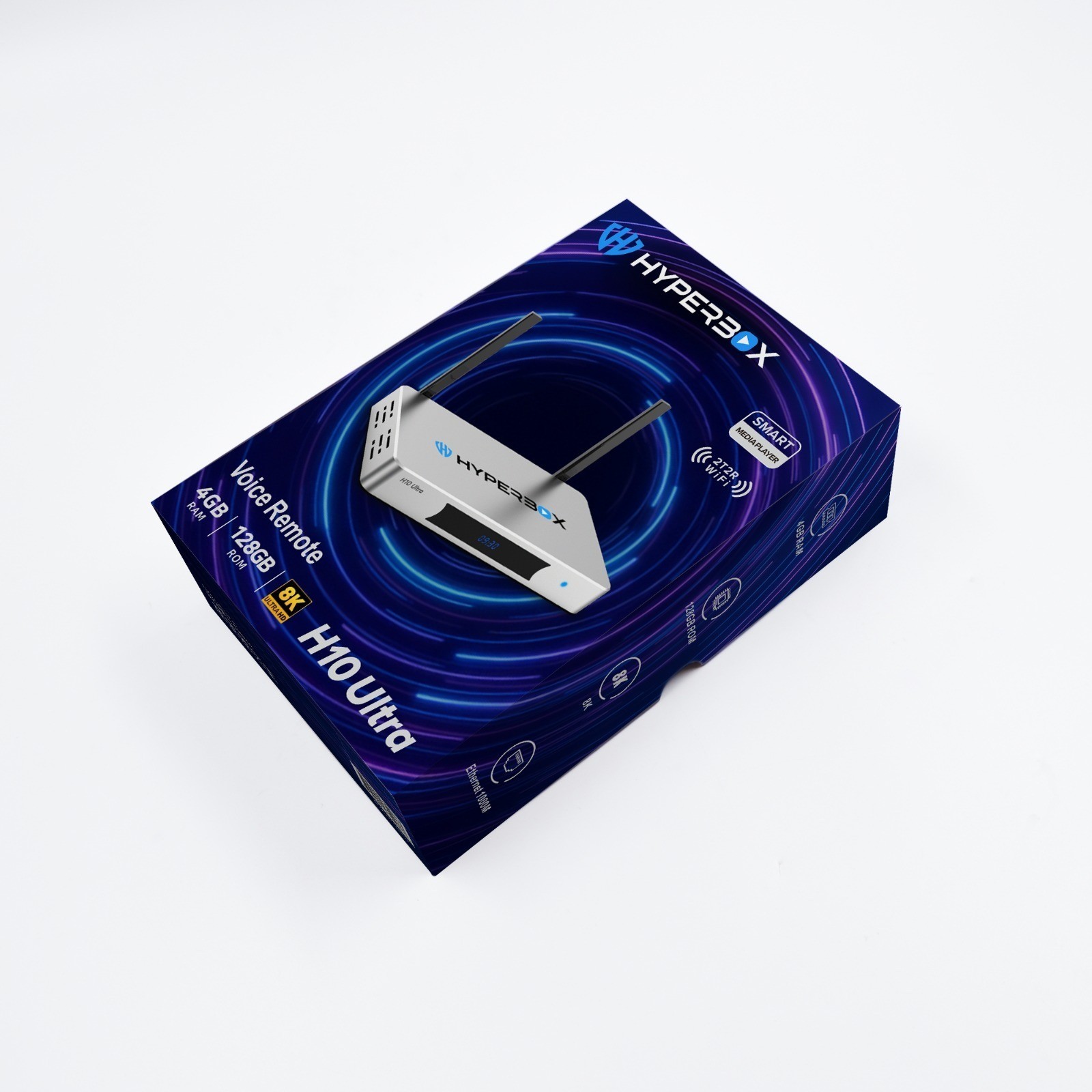 Hyperbox H10 Ultra 8K 4gb RAM 128GB ROM Android Streaming Smart Media Player