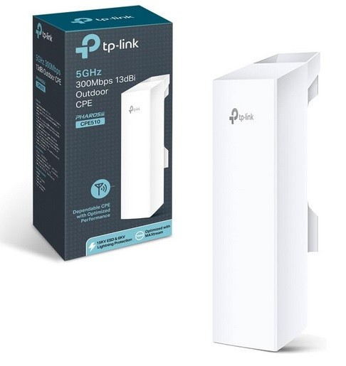 TP-Link CPE510 5GHz N300 Long Range Outdoor CPE for PtP & PtMP Transmission New