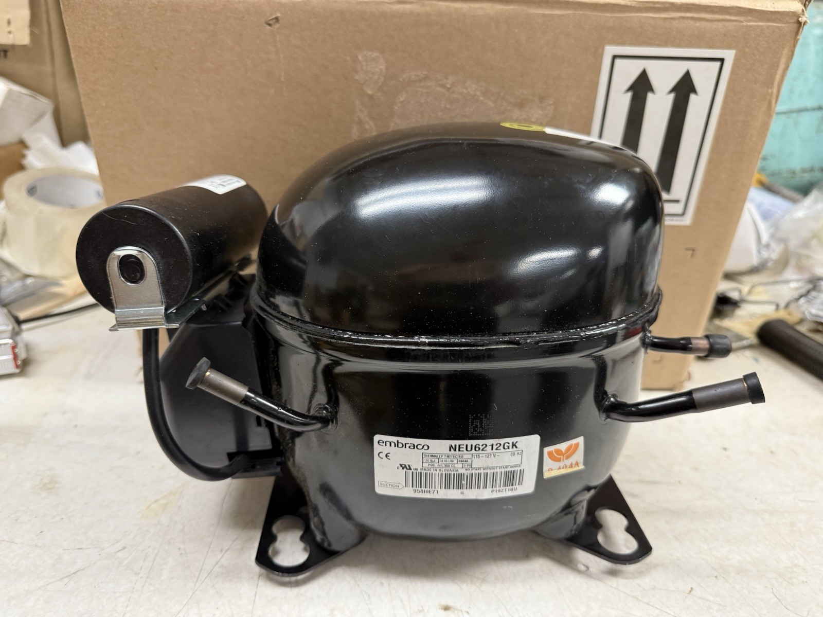 Stoelting Compressor P#BR0347, 115-127V, R404, NEU6212GK