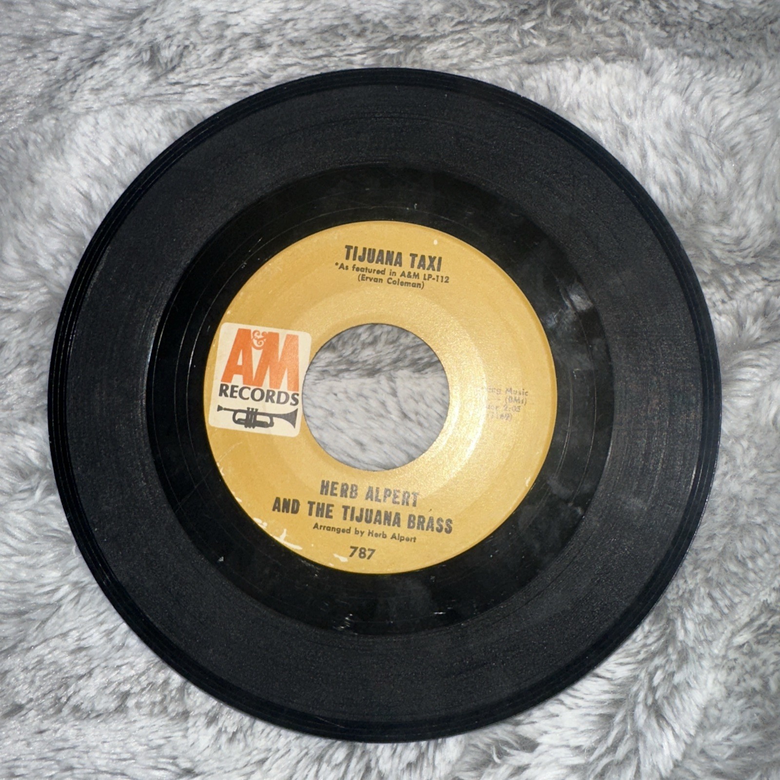 Herb Alpert And The Tijuana Brass  – Carmen / Love So Fine -  7" VINYL 45 RPM