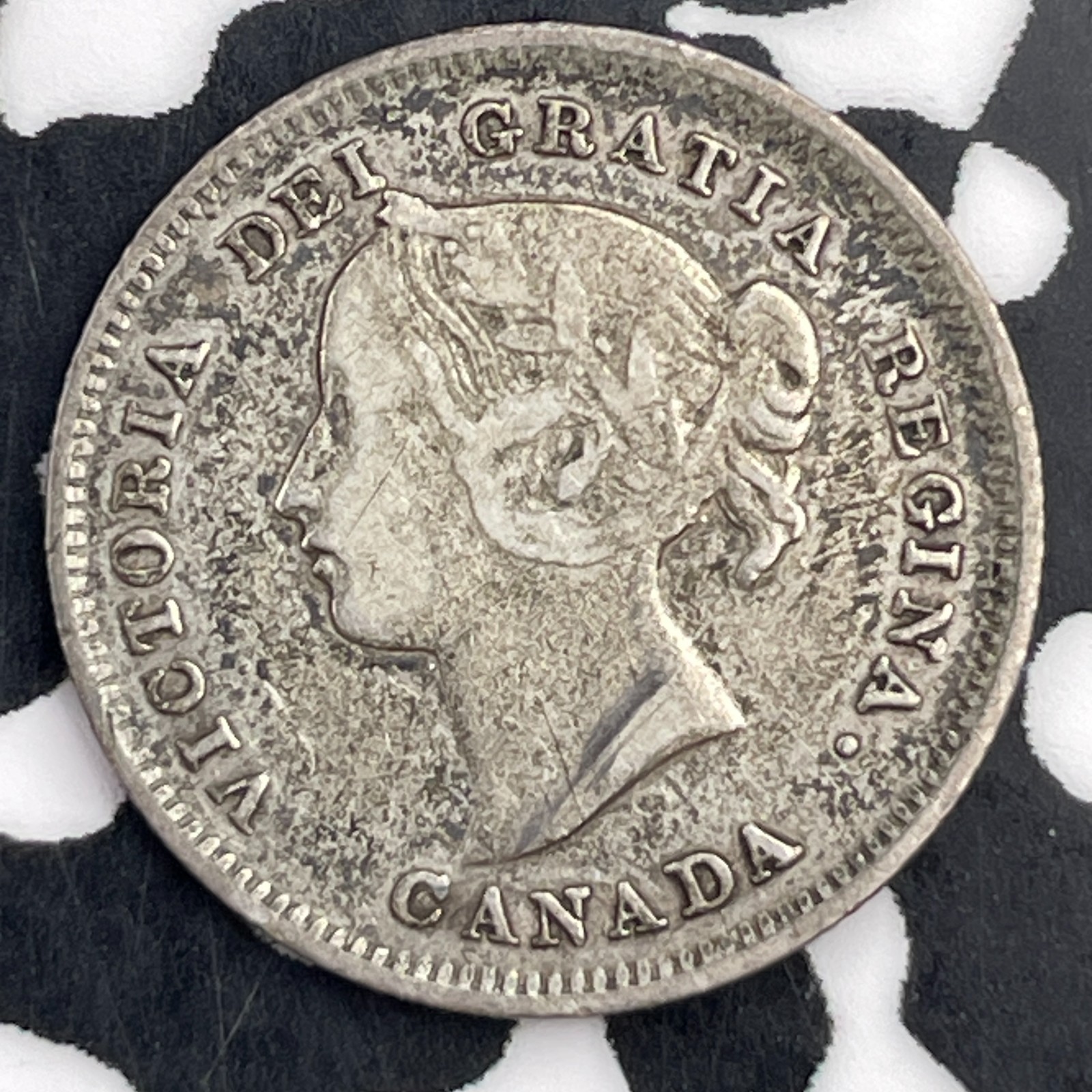 1899 Canada 5 Cents Lot#F2846 Silver!