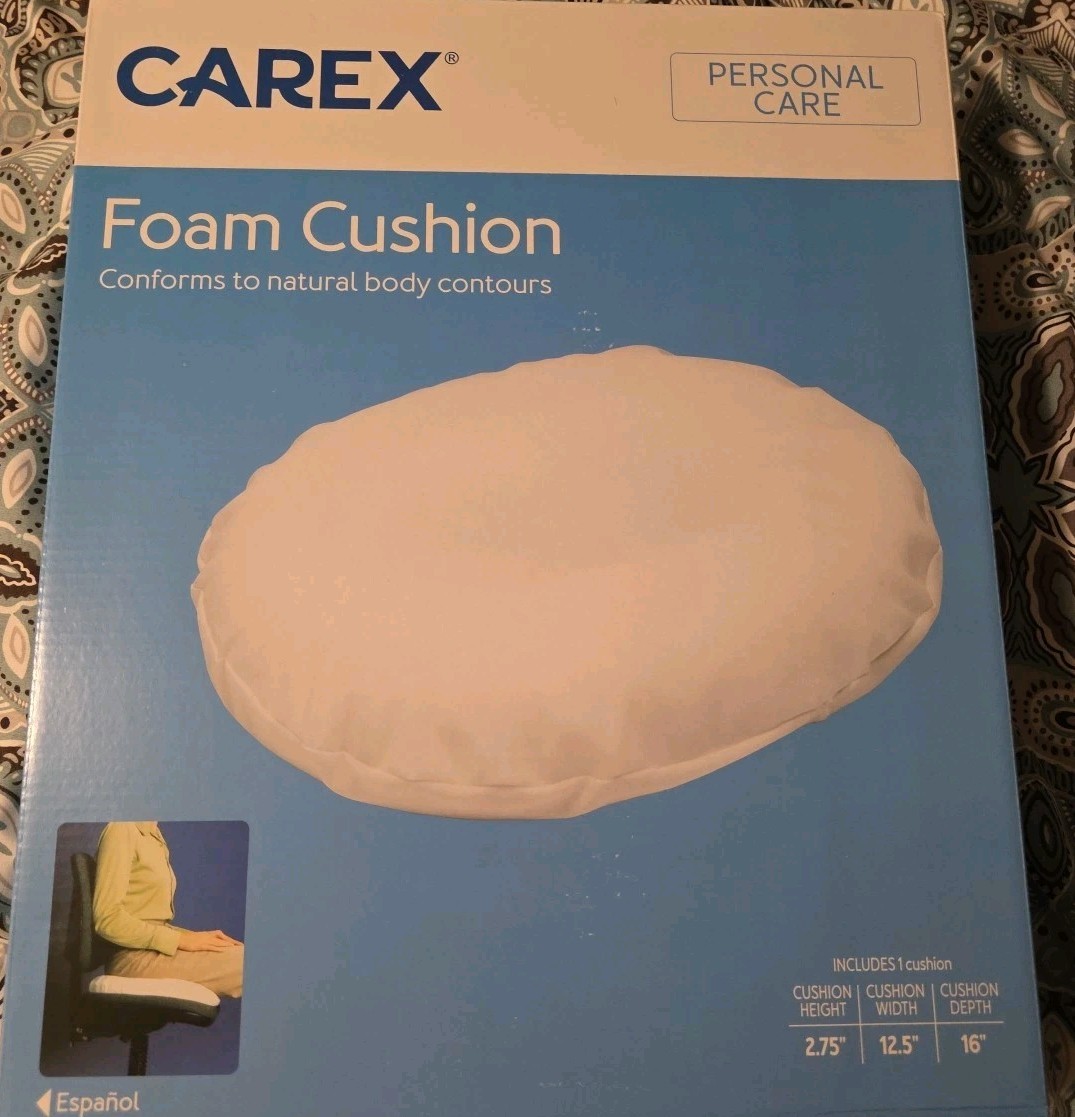Carex Foam Cushion Removable Cover Seat Cushion