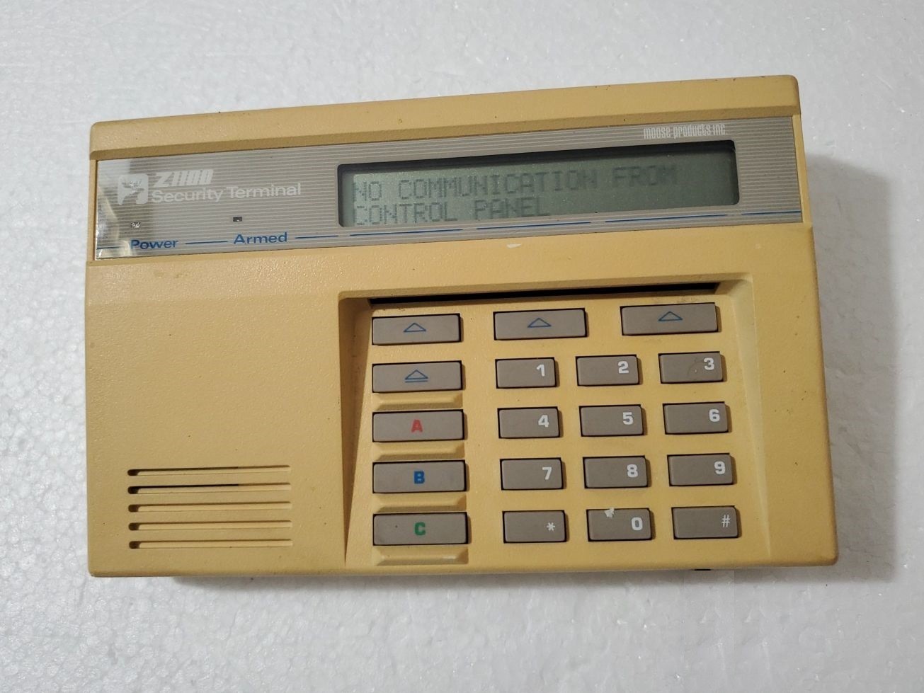 Moose Keypad Model Z1100 - Security Alarm Control Vintage #1