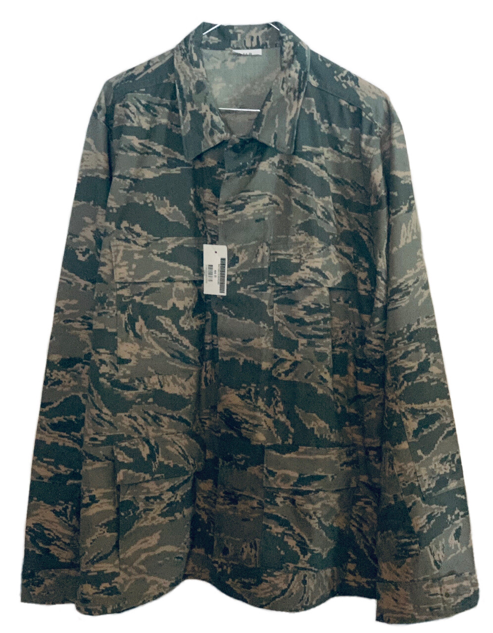NEW Genuine USAF AIR FORCE ABU Tiger Stripe APECS GORETEX Parka Coat Large Reg