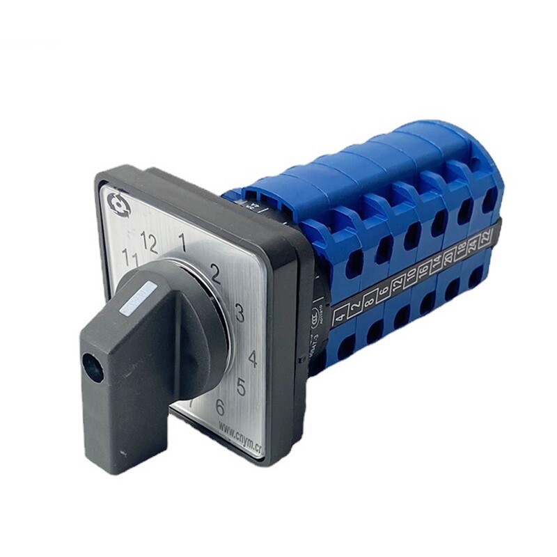 Cam Switch 6 Poles Single Wire Power Circuit Selector 12 Positions Six-Section