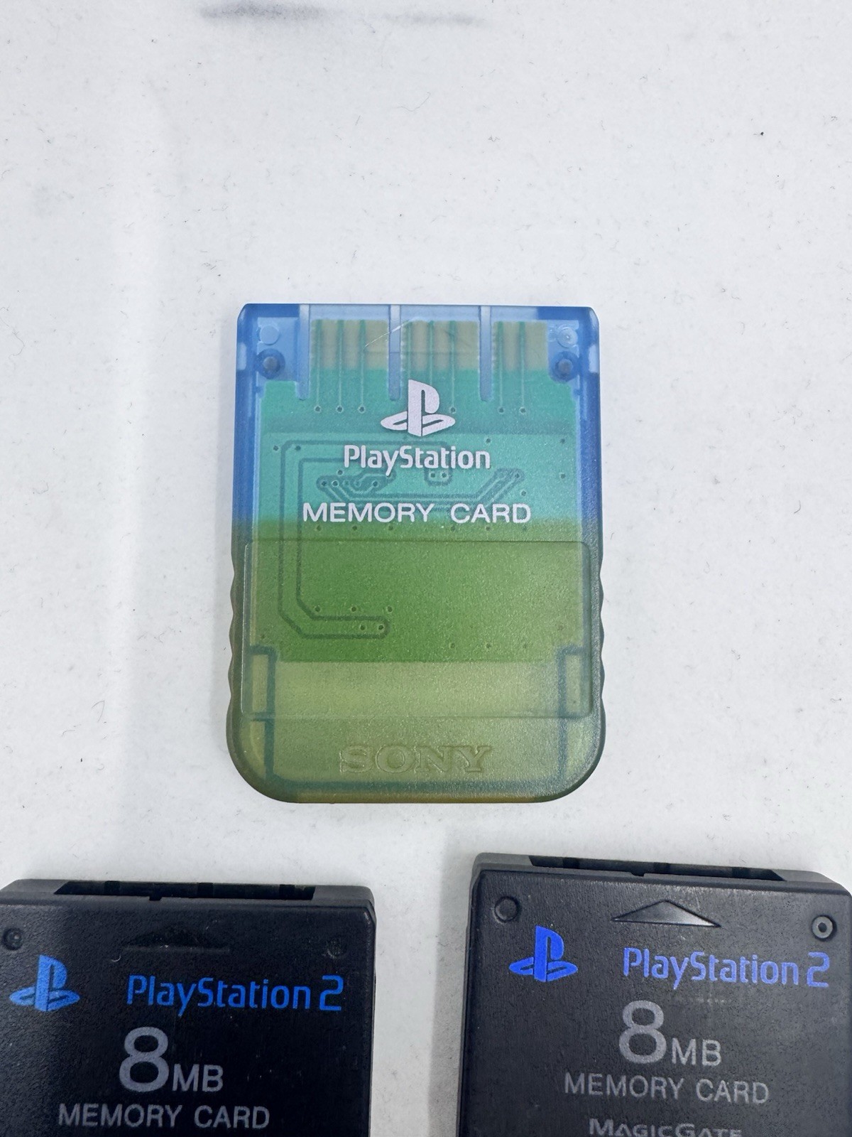 PlayStation Memory Card Lot (9 Memory Cards)