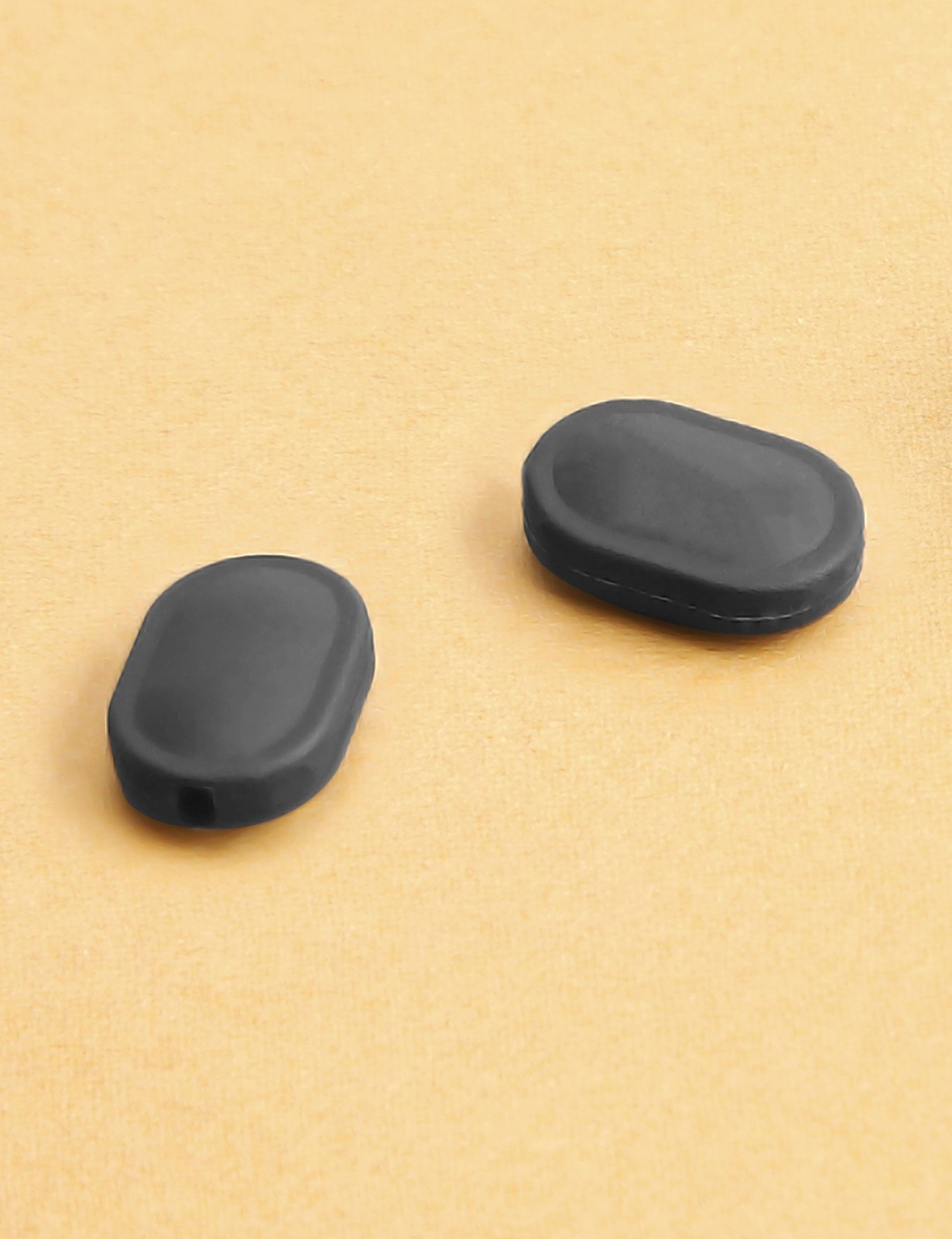 Black Rubber Replacement Nose Pads Piece for Maui Jim Sugar Beach MJ421 Sunglass