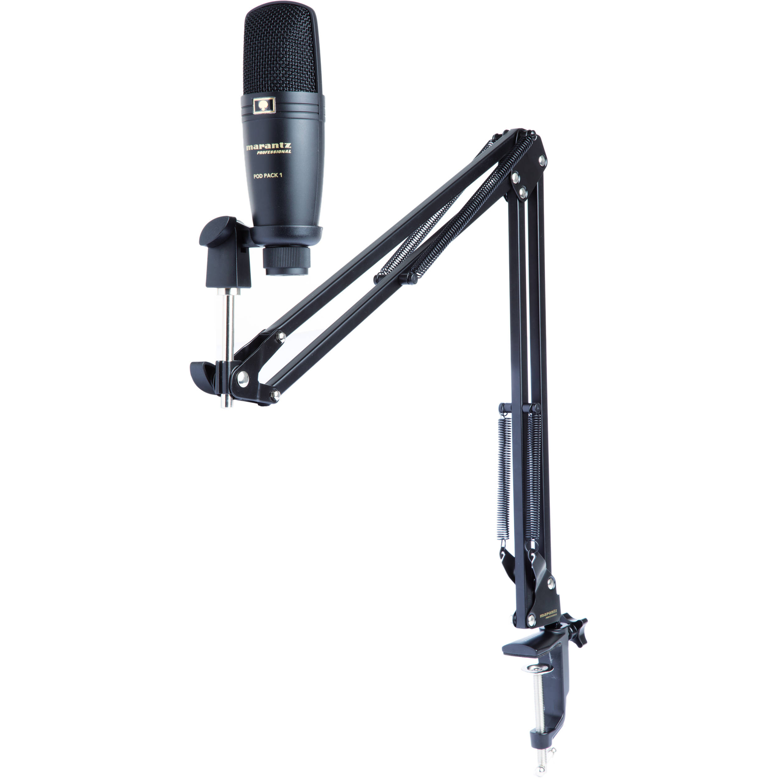 Marantz Professional Pod Pack 1 USB Microphone with Broadcast Stand & Cable
