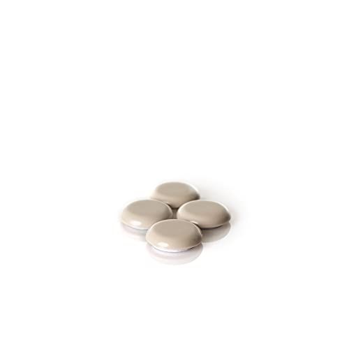 Self-Stick, Round Furniture Sliders for Carpeted Surfaces (4 piece) - 1-1/8"
