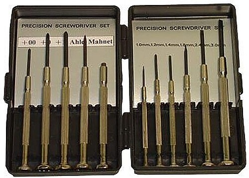 Excel 11-Piece Precision Screwdriver Set - Hobby and Plastic Model Precision