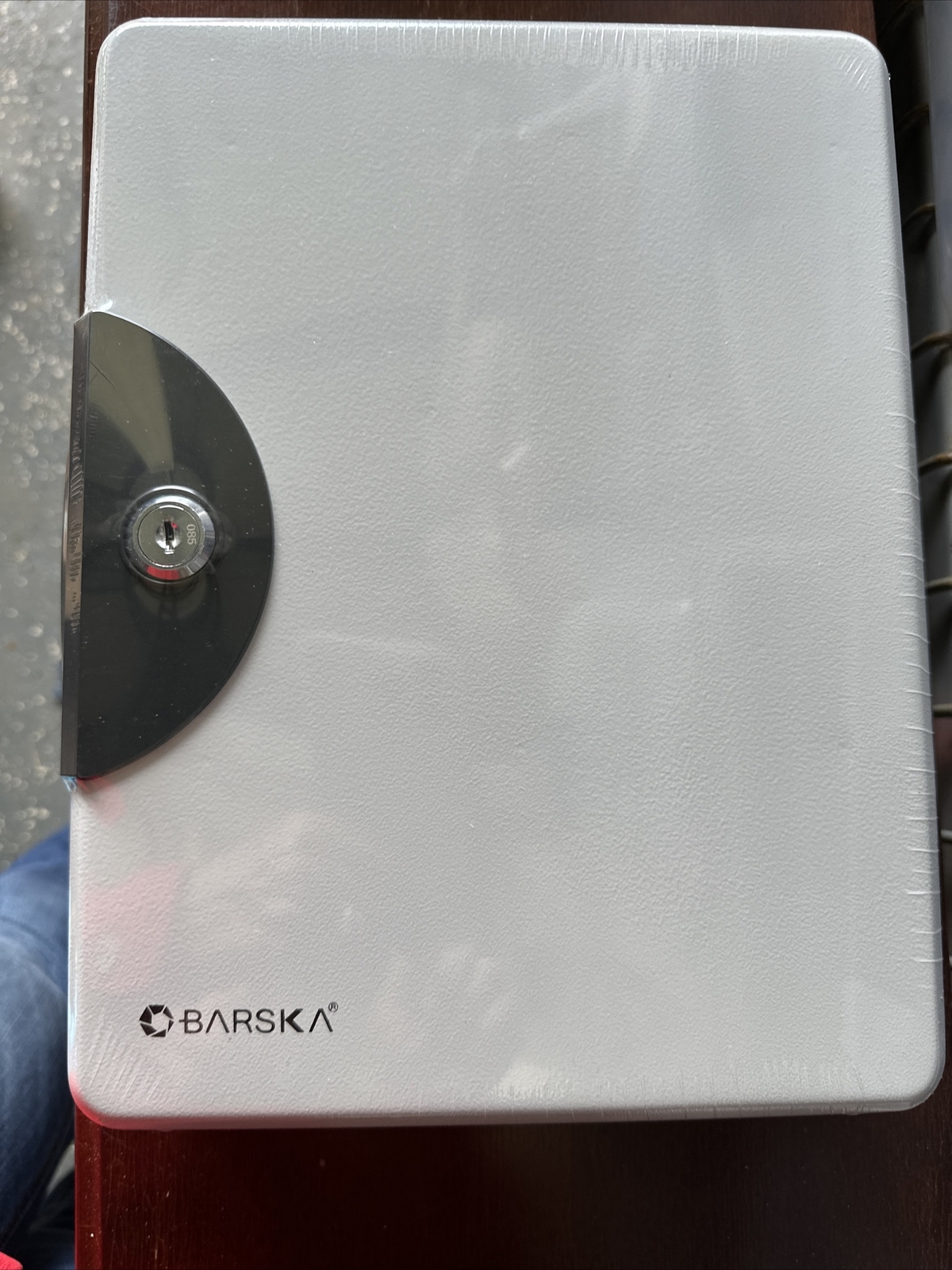 BARSKA 50 KEY LOCK BOX W/ KEY LOCK GREY CB12948