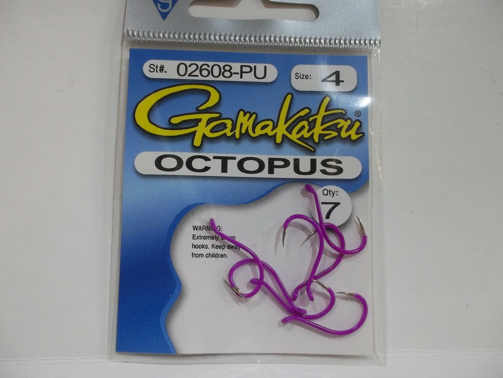 Gamakatsu Octopus Hooks size 4 choose your colors!