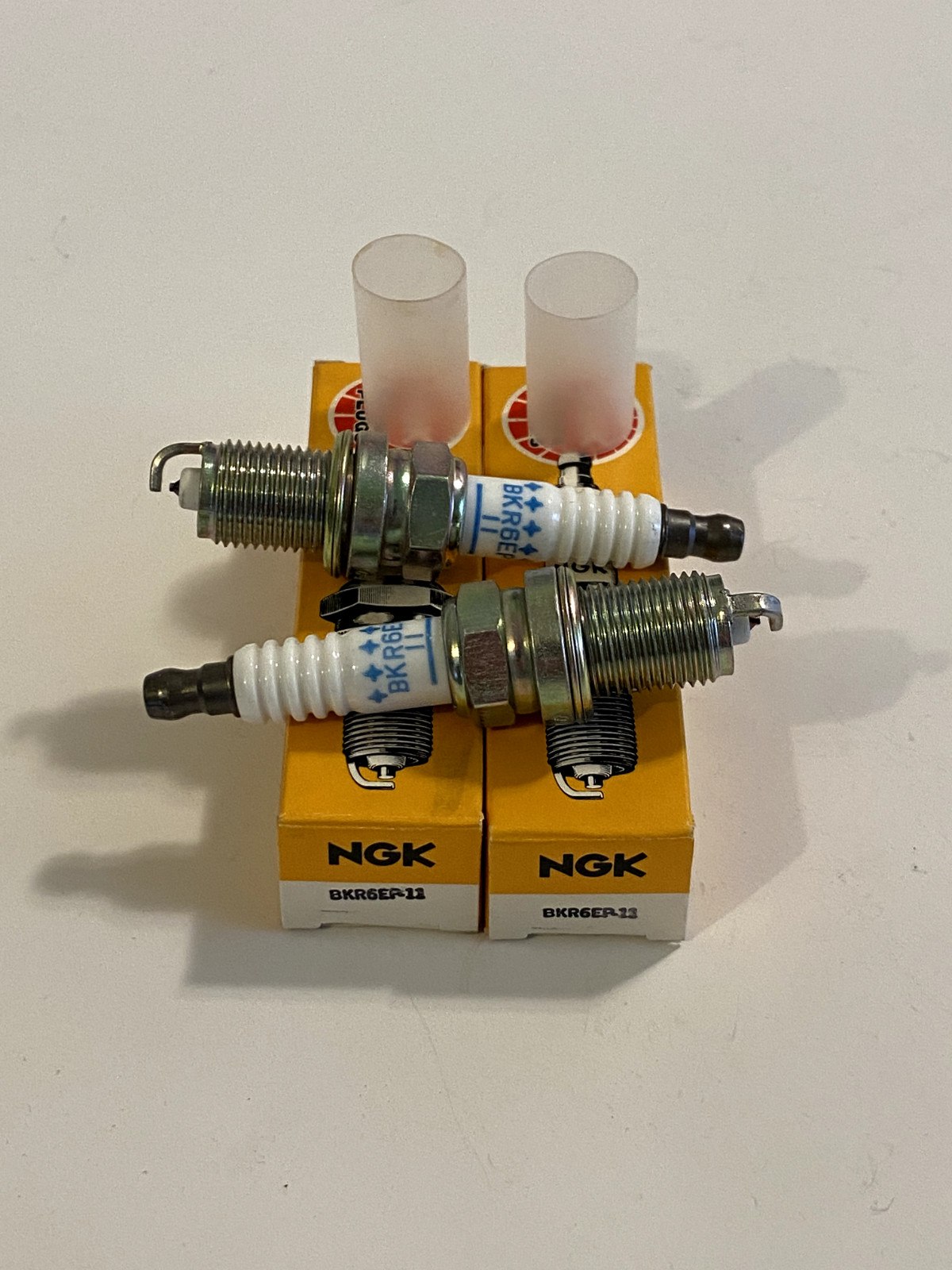 NEW NGK NICKEL SPARK PLUGS 4134 (QTY. 2) BKR6EP-11 FITS LEXUS TOYOTA SCION