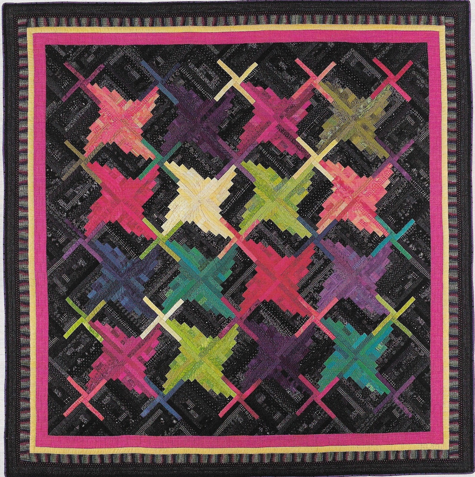 Stepping Out in Color Quilt quilting pattern instructions