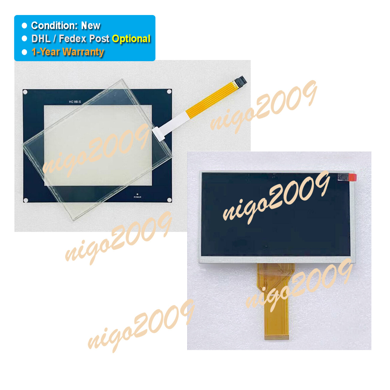 Fit for SYNTEC F11-HC8B-S Touch Screen Glass Film LCD Display SYNTEC HC 8B-S