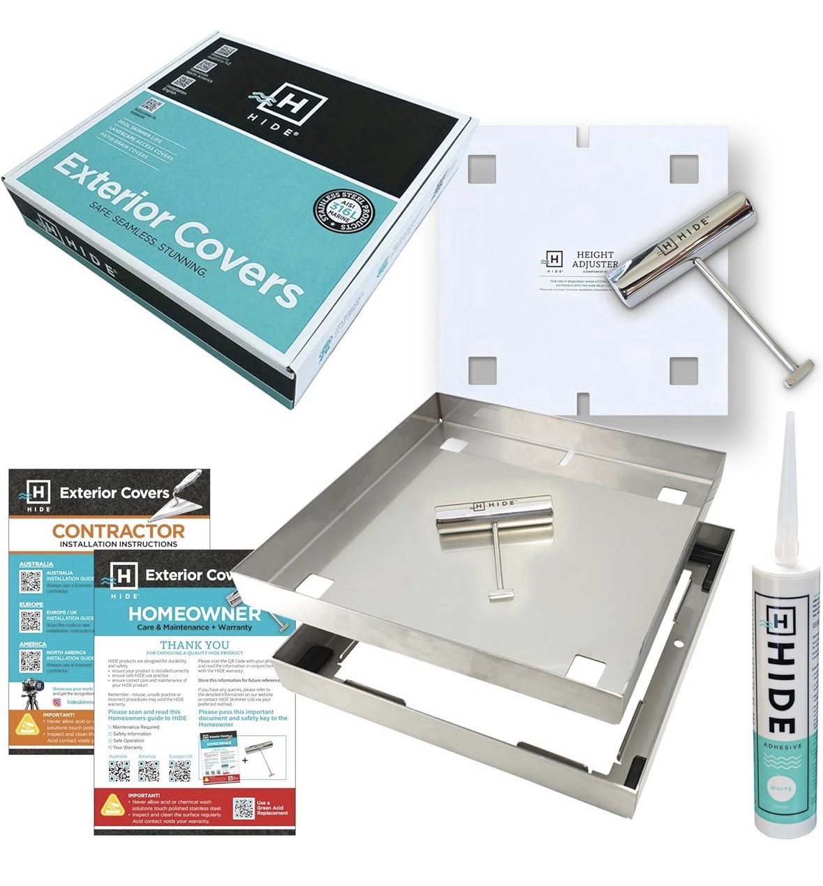 HIDE 10" Access Cover Kit — 1.6" Inlay Depth