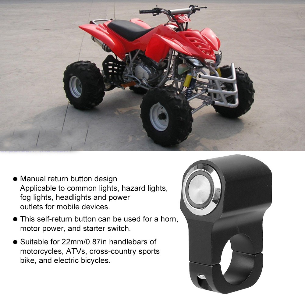 Waterproof Handlebar Switch For Motorcycle ATV